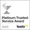Feefo Trusted Service Award 2023